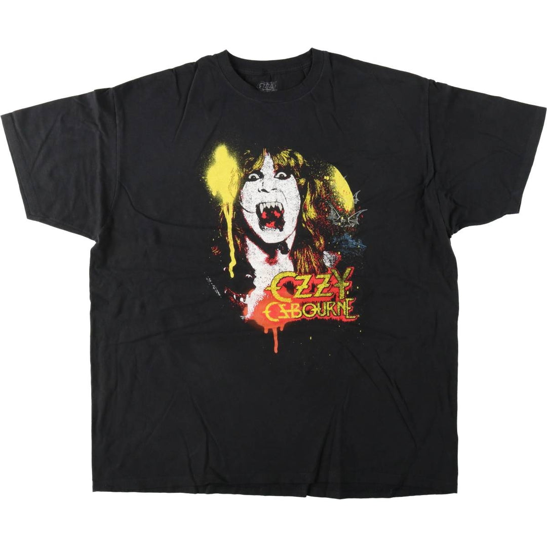 Ozzy Osbourne band t-shirt, men's size XXL equivalent. cotton black type Vintage Second Hand
