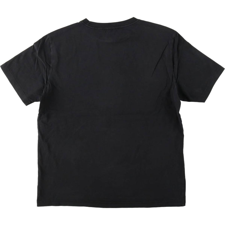 METALLICA Skull Pattern Band T-shirt, Band Tee, Men's XL size unclear black type Vintage Second Hand