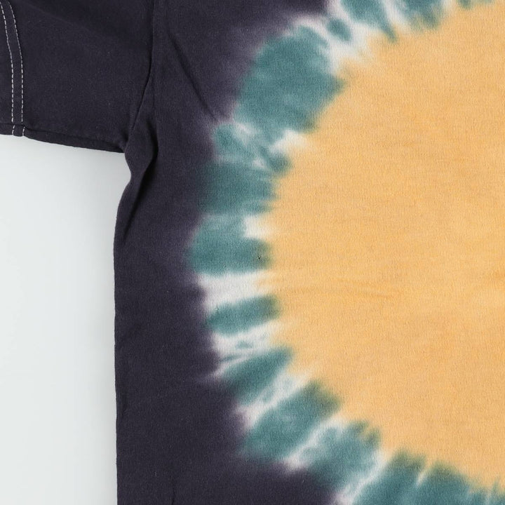 SUBLIME Tie-dye Pattern Band T-shirt (Men's Size S) cotton navy blue type Vintage Second Hand
