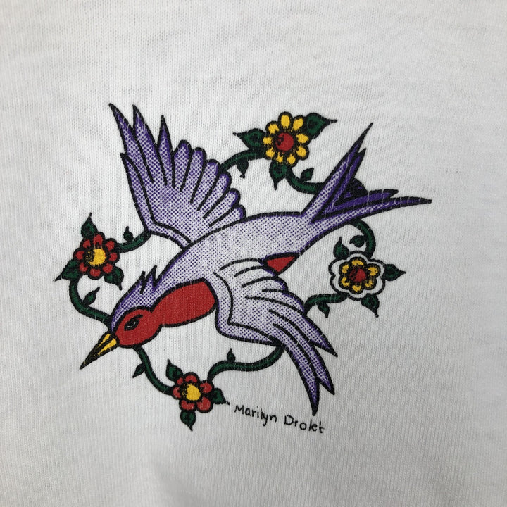 ~90'S Long-Sleeve T-Shirt, Men's XL Equivalent, Vintage unclear white type Vintage Second Hand