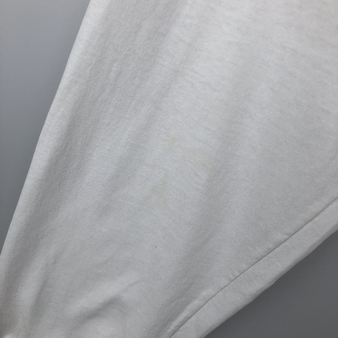 90'S Fruit of the Loom Best Long Sleeve T-Shirt, Made in USA, Men's XL, Vintage unclear white type Vintage Second Hand