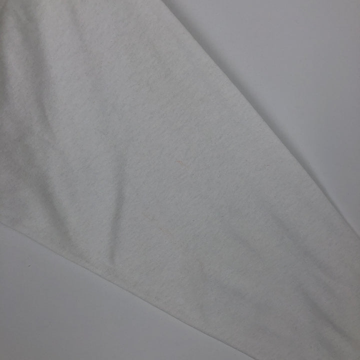 90'S Tee Jays HEF-T Long-Sleeve T-Shirt, Made in USA, Men's XL equivalent. polyester white type Vintage Second Hand