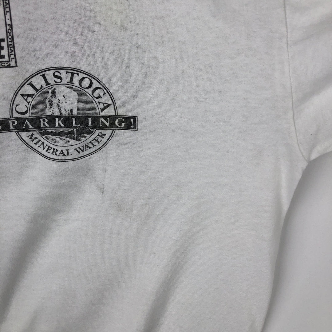 90'S Tee Jays HEF-T Long-Sleeve T-Shirt, Made in USA, Men's XL equivalent. polyester white type Vintage Second Hand
