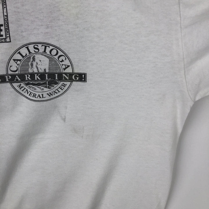 90'S Tee Jays HEF-T Long-Sleeve T-Shirt, Made in USA, Men's XL equivalent. polyester white type Vintage Second Hand