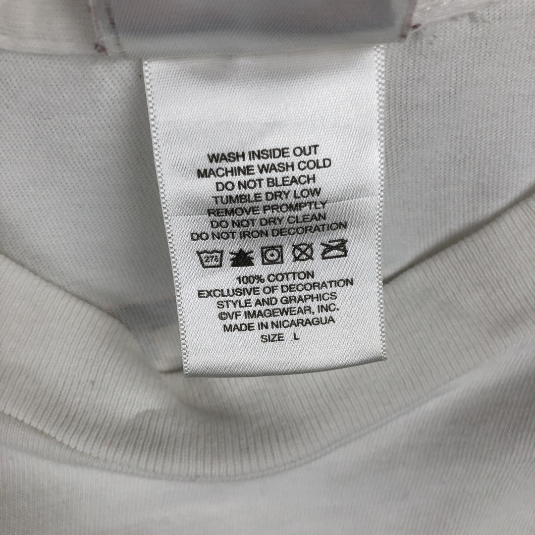 2000'S Harley-Davidson Motorcycle Long Sleeve T-Shirt, Men's Size L cotton white type Vintage Second Hand