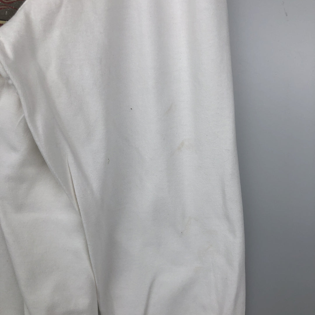 2000'S Harley-Davidson Motorcycle Long Sleeve T-Shirt, Men's Size L cotton white type Vintage Second Hand