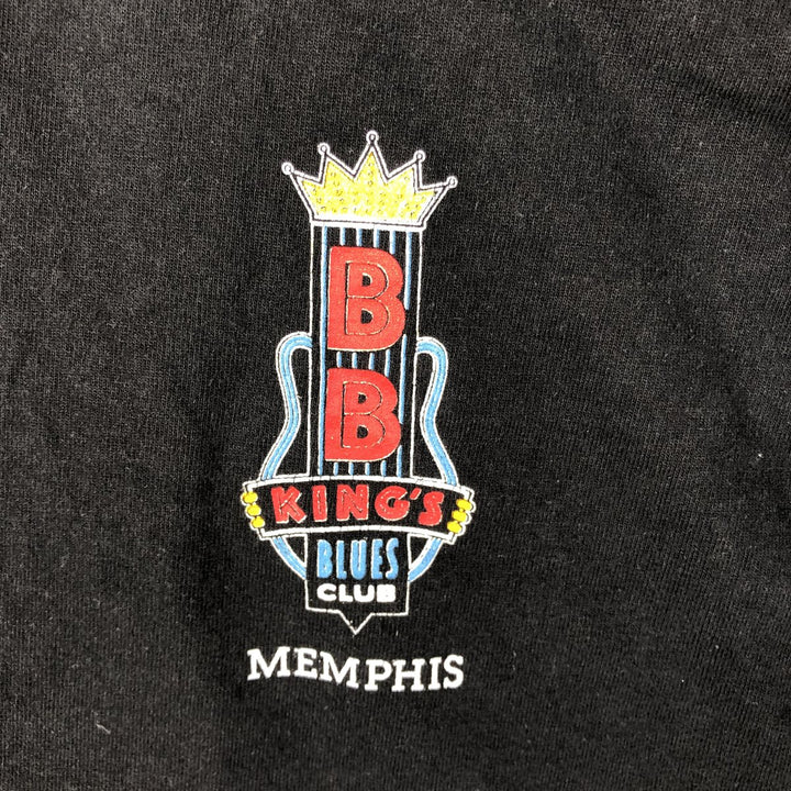 90'S Fruit of the Loom BBKING'S Band T-Shirt, Men's XL equivalent, Vintage cotton black type Vintage Second Hand
