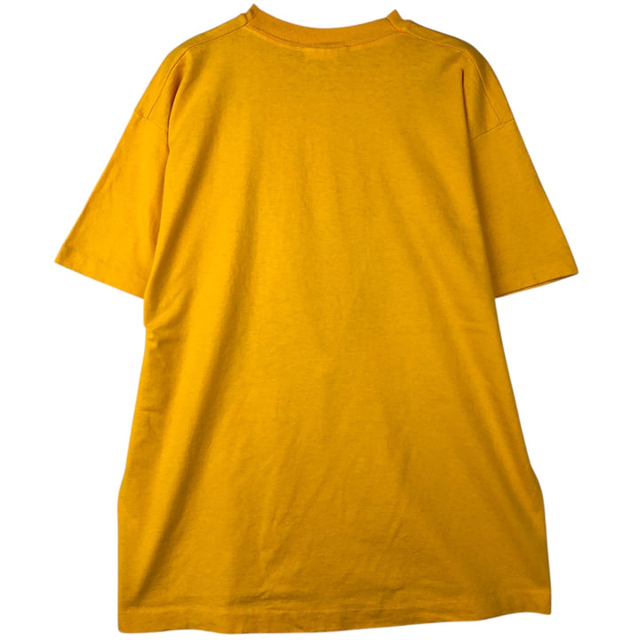 90'S Screen Stars TDN Advertising T-Shirt, Men's Size L (approx.), Vintage cotton yellow type Vintage Second Hand