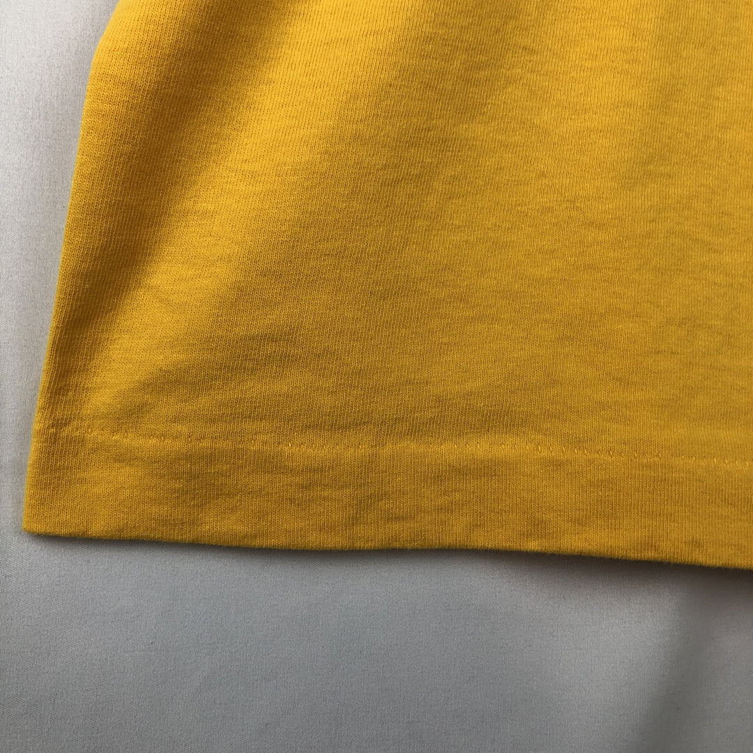 90'S Screen Stars TDN Advertising T-Shirt, Men's Size L (approx.), Vintage cotton yellow type Vintage Second Hand