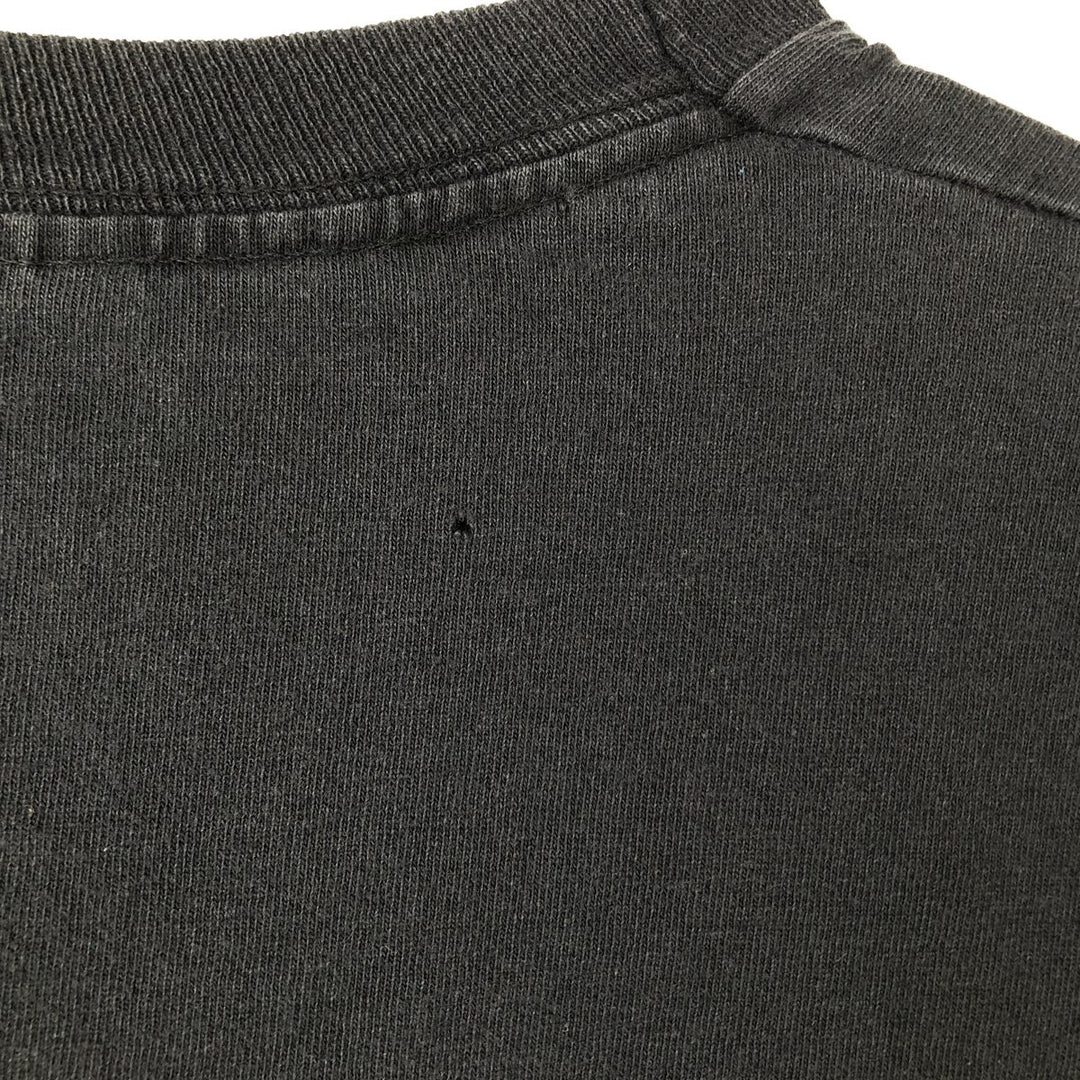 90'S Screen Stars Inside Out Theatre Company Advertising T-Shirt, Men's XL equivalent, Vintage unclear black type Vintage Second Hand