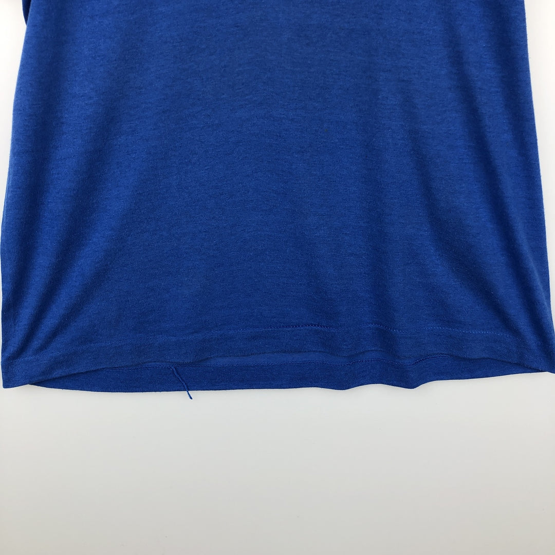 ~90'S AT and T Adrian Steel Advertising T-Shirt, Men's Size M (approx.), Vintage unclear blue type Vintage Second Hand
