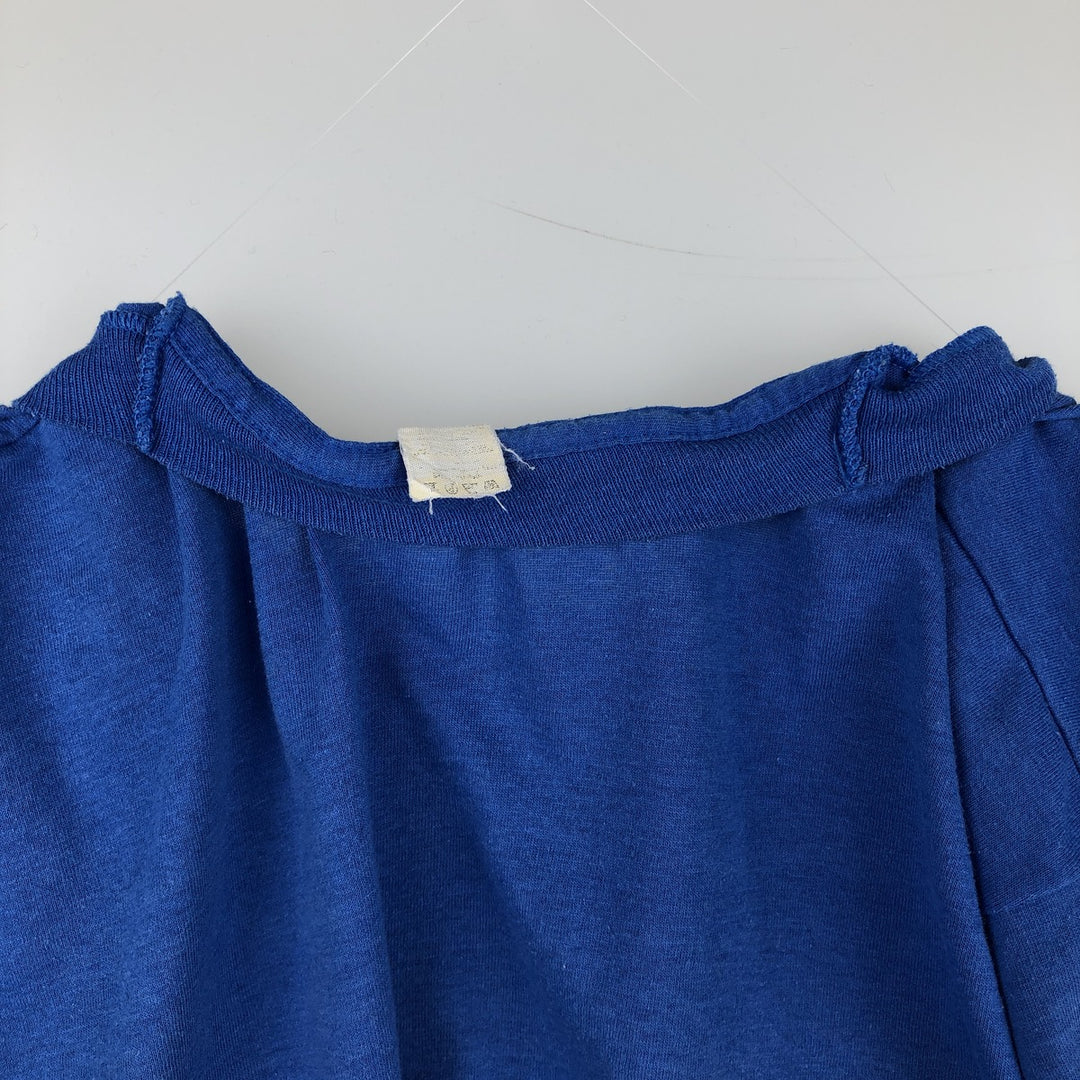 ~90'S AT and T Adrian Steel Advertising T-Shirt, Men's Size M (approx.), Vintage unclear blue type Vintage Second Hand