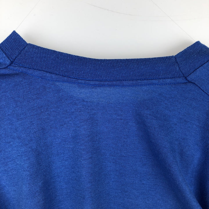 ~90'S AT and T Adrian Steel Advertising T-Shirt, Men's Size M (approx.), Vintage unclear blue type Vintage Second Hand