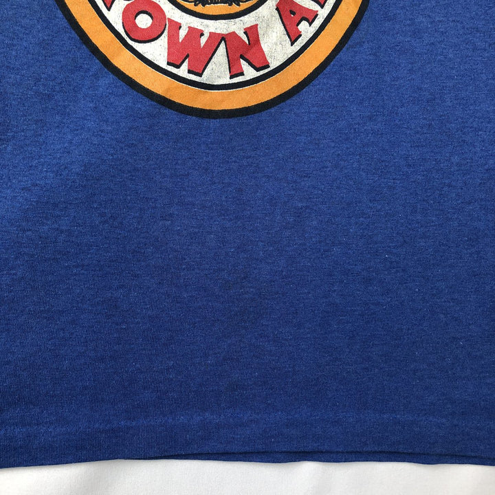 80s-90'S ROYAL Newcastle Brown Ale Advertising T-Shirt, Made in USA, Men's Size L (approx.), Vintage polyester blue type Vintage Second Hand