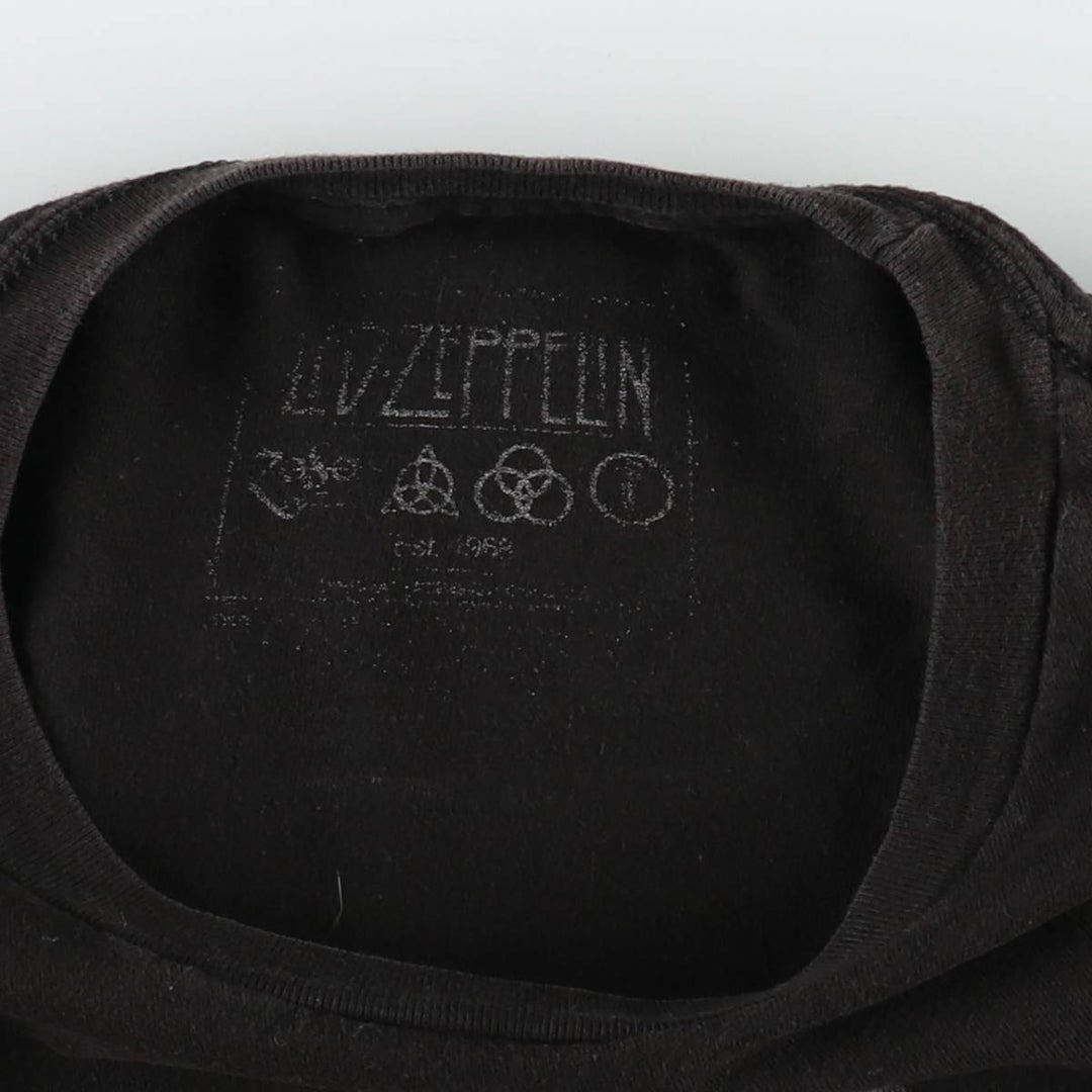 Led Zeppelin Band T-Shirt, Band T, Men's XL unclear black type Vintage Second Hand