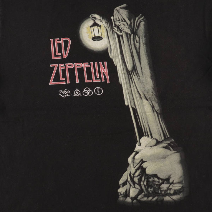 Led Zeppelin Band T-Shirt, Band T, Men's XL unclear black type Vintage Second Hand