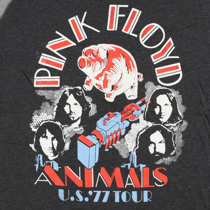 PINK FLOYD Pink Floyd Band T-shirt Band T Men's L size cotton black type Vintage Second Hand