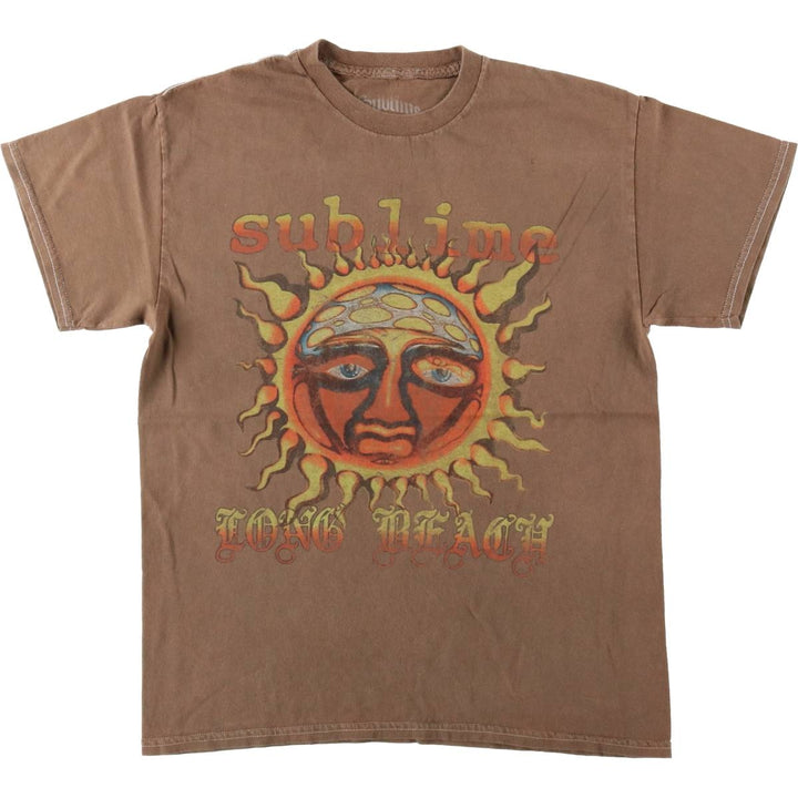 SUBLIME Band T-shirt, Men's S size cotton brown type Vintage Second Hand