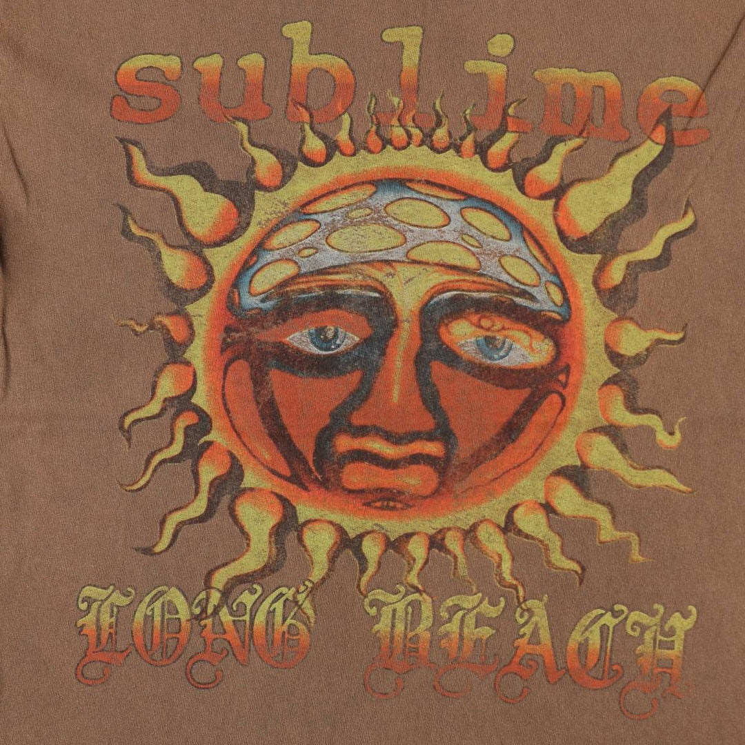 SUBLIME Band T-shirt, Men's S size cotton brown type Vintage Second Hand