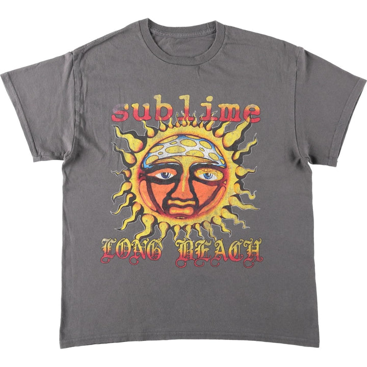 SUBLIME Band T-shirt, Men's M size unclear Charcoal Vintage Second Hand