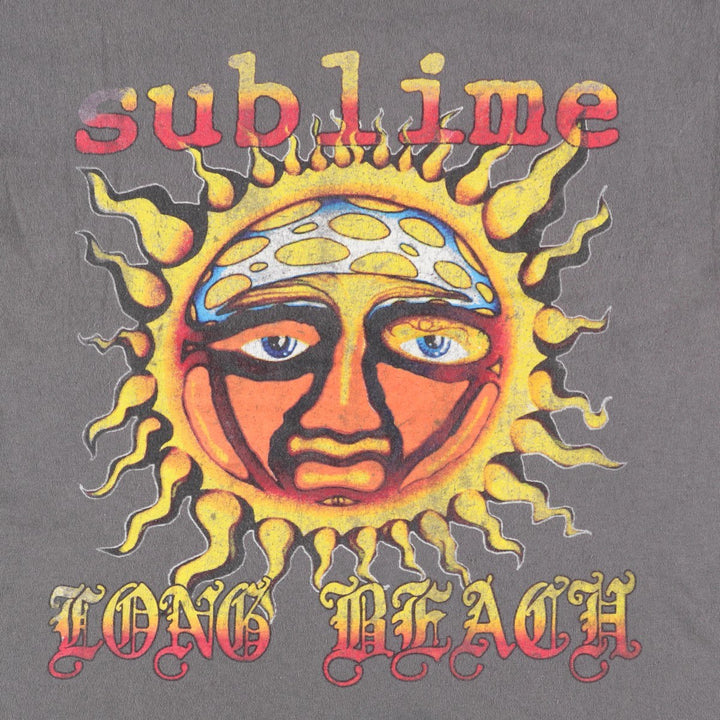 SUBLIME Band T-shirt, Men's M size unclear Charcoal Vintage Second Hand