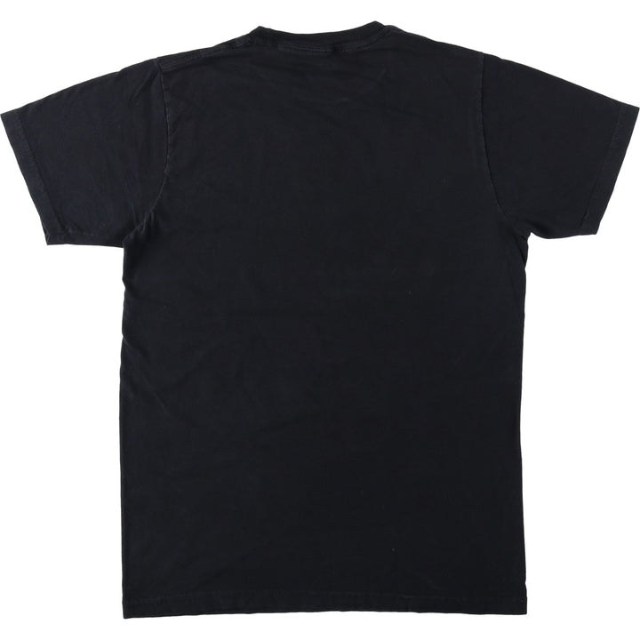 THE BEATLES Band T-shirt, Men's M size cotton black type Vintage Second Hand