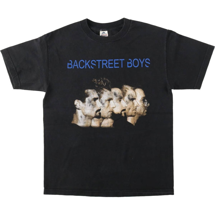 ALSTYLE BACK STREET BOYS Band T-shirt (Men's size M equivalent) cotton black type Vintage Second Hand