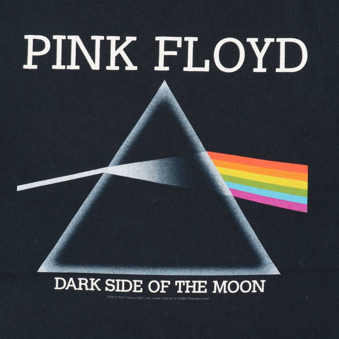 Gildan Pink Floyd Band T-shirt, Men's M size cotton black type Vintage Second Hand