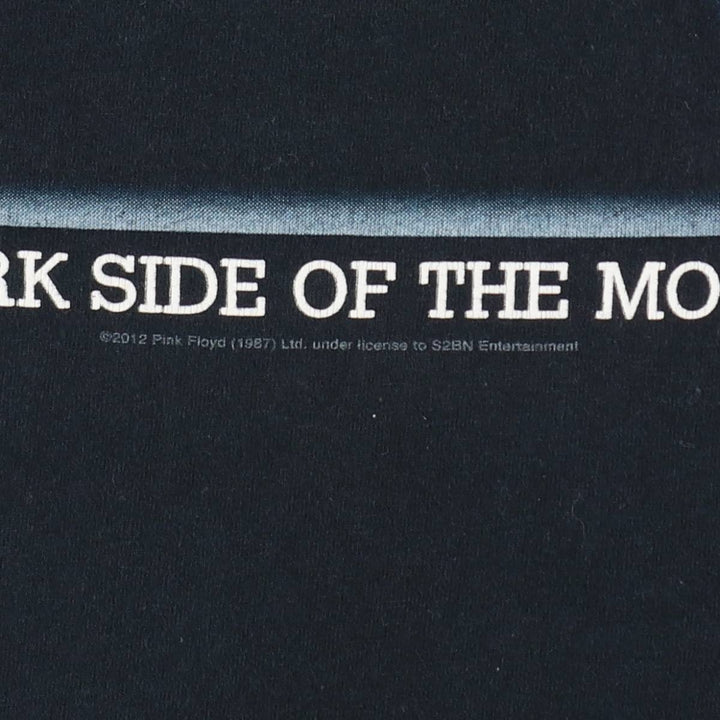 Gildan Pink Floyd Band T-shirt, Men's M size cotton black type Vintage Second Hand