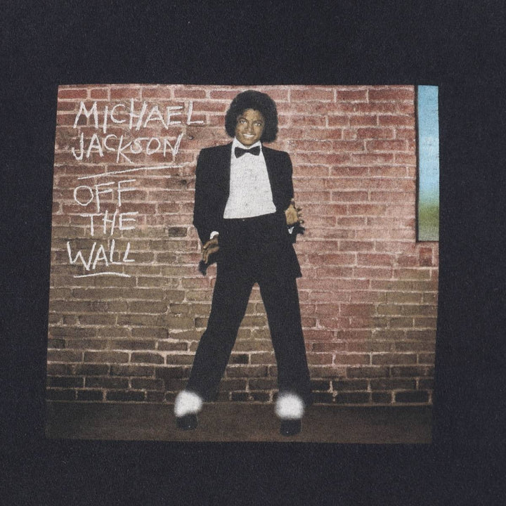 MICHAEL JACKSON Michael Jackson Band T-shirt Band T Men's XL size cotton black type Vintage Second Hand