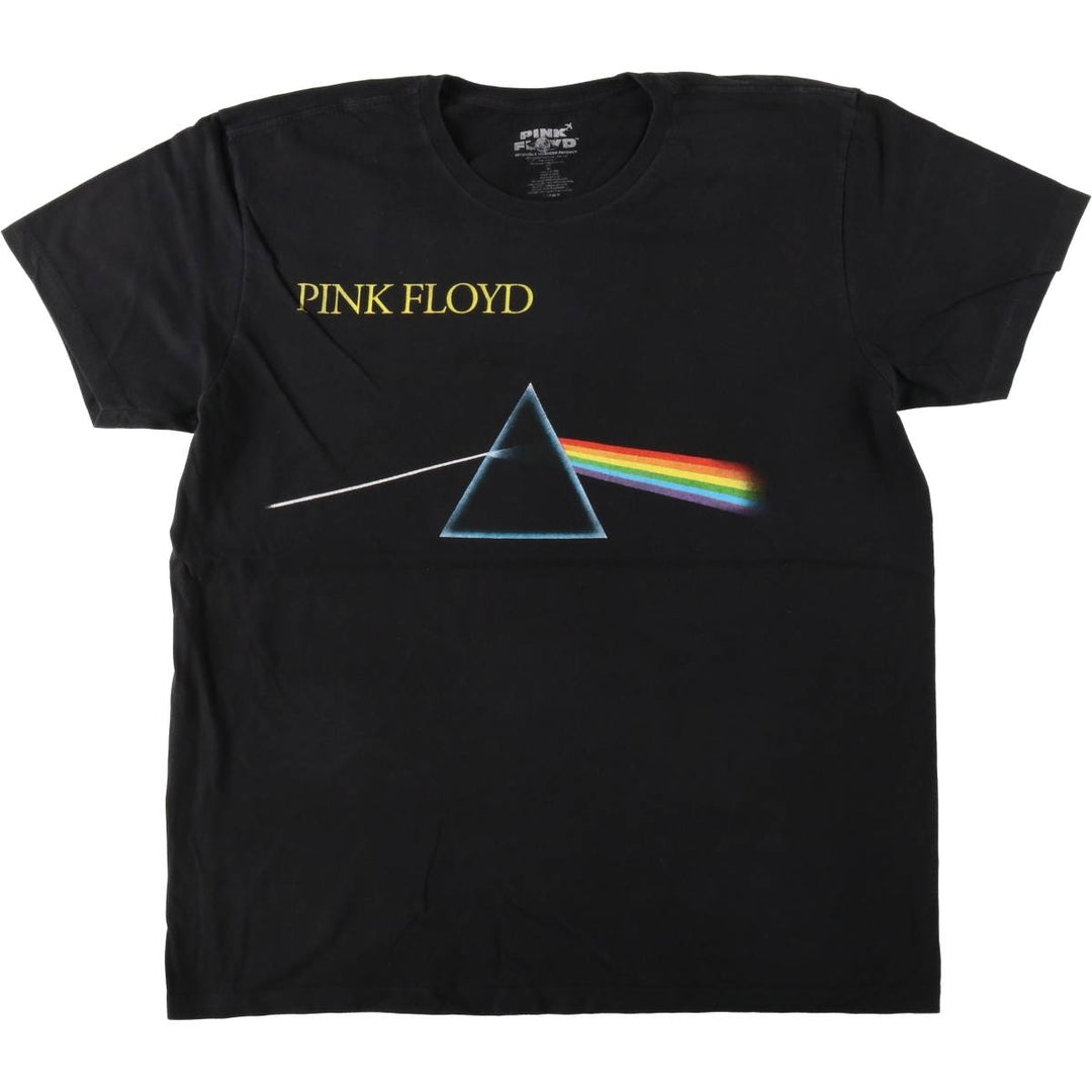 PINK FLOYD Pink Floyd Band T-shirt Band T Men's XL size cotton black type Vintage Second Hand