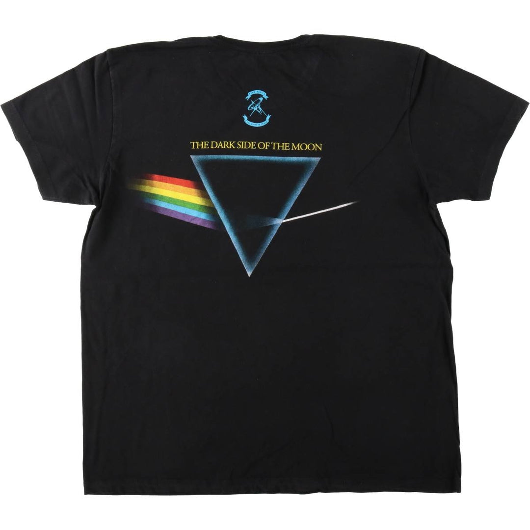 PINK FLOYD Pink Floyd Band T-shirt Band T Men's XL size cotton black type Vintage Second Hand