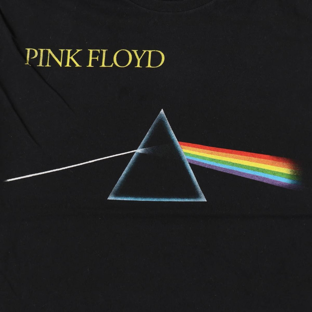 PINK FLOYD Pink Floyd Band T-shirt Band T Men's XL size cotton black type Vintage Second Hand