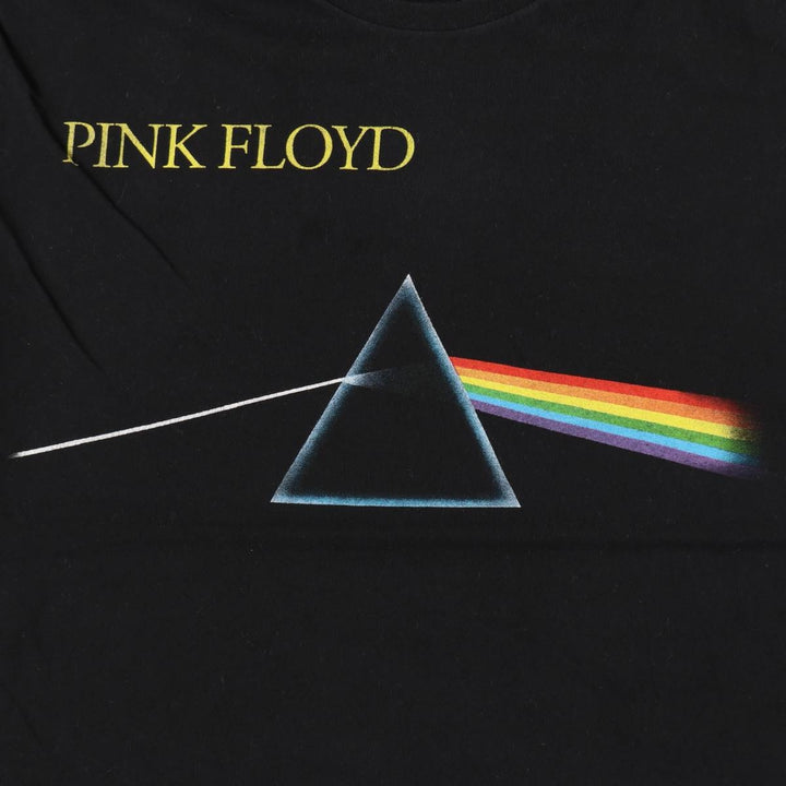 PINK FLOYD Pink Floyd Band T-shirt Band T Men's XL size cotton black type Vintage Second Hand
