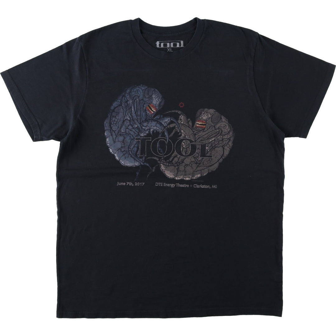 TOOL Band T-shirt, Men's XL size cotton black type Vintage Second Hand