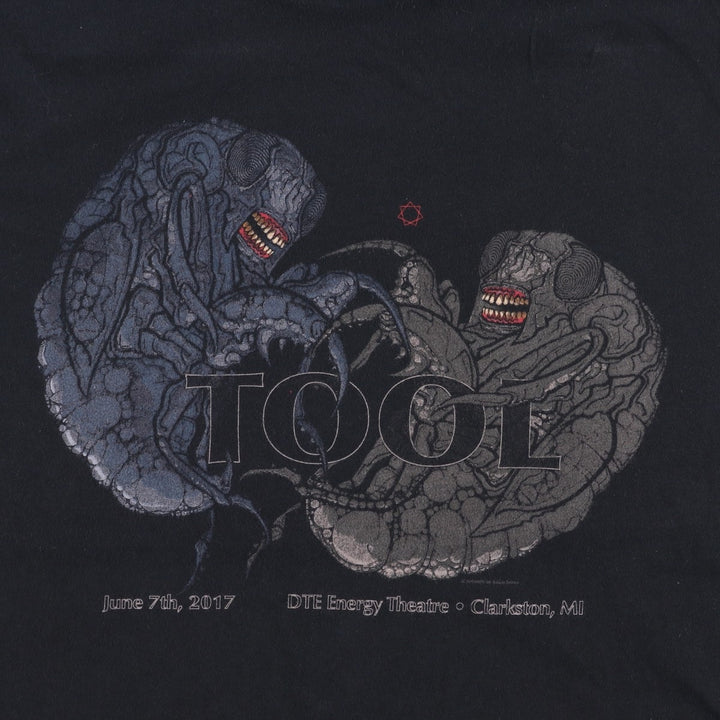 TOOL Band T-shirt, Men's XL size cotton black type Vintage Second Hand