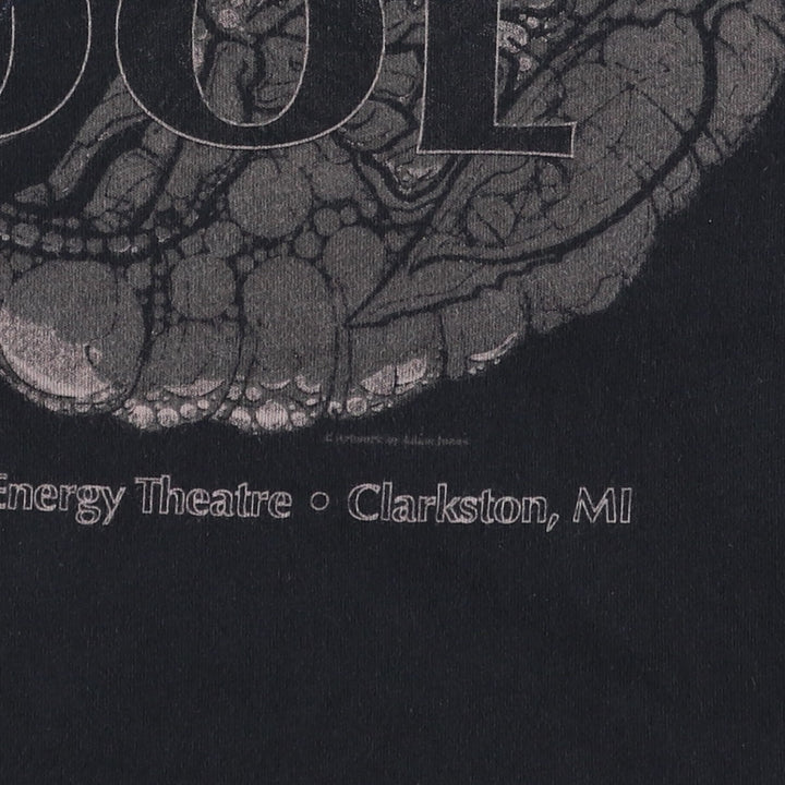TOOL Band T-shirt, Men's XL size cotton black type Vintage Second Hand