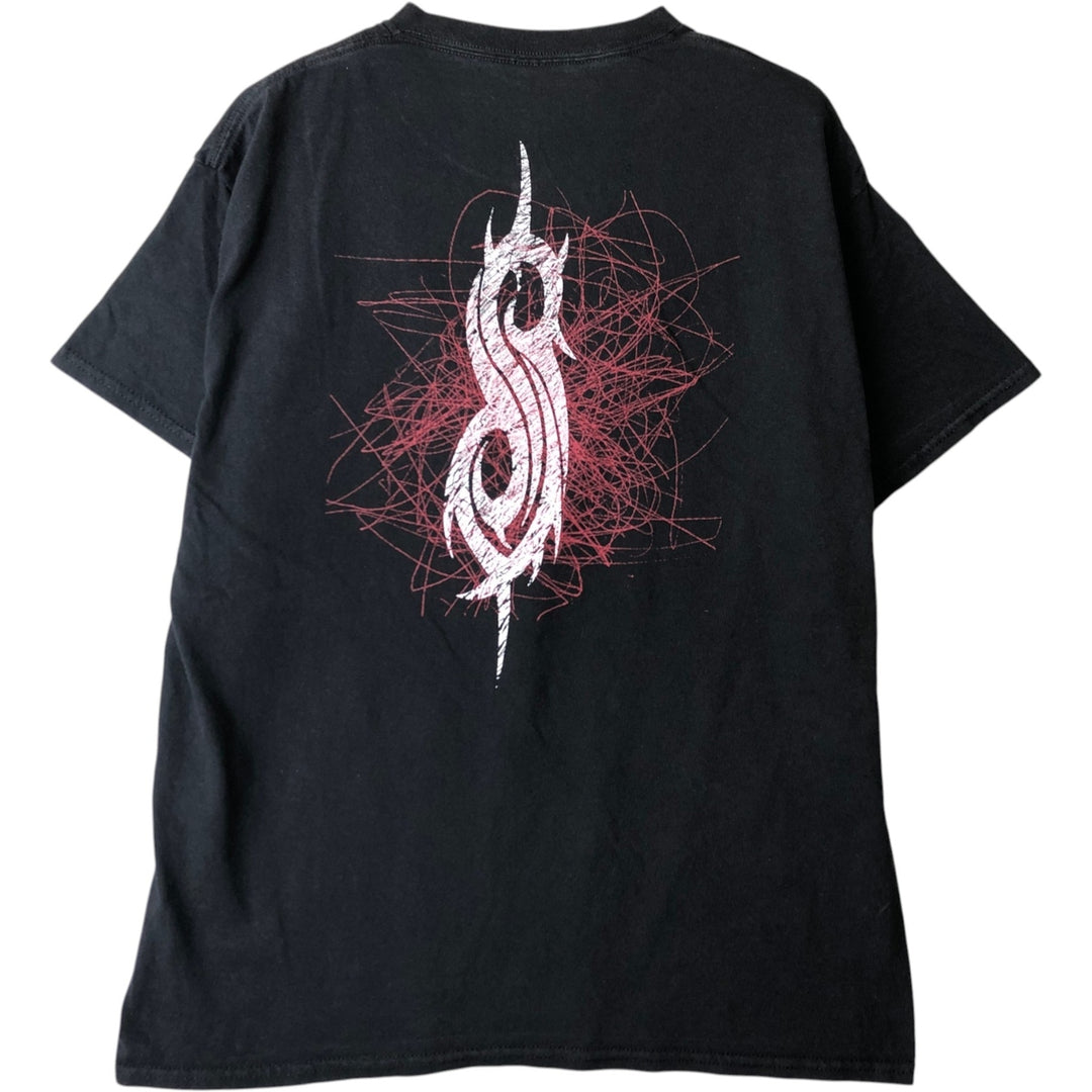Slipknot Band T-shirt, Band T, Men's L size unclear black type Vintage Second Hand