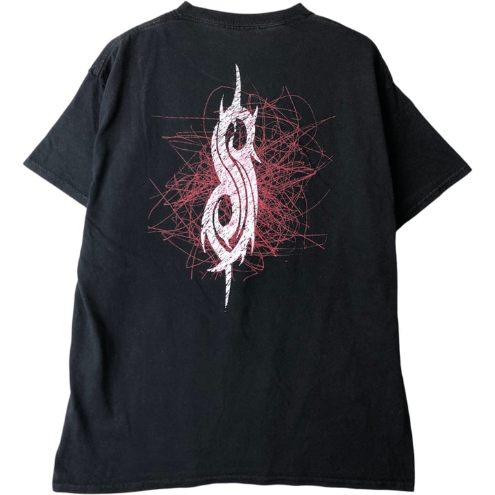 Slipknot Band T-shirt, Band T, Men's L size unclear black type Vintage Second Hand