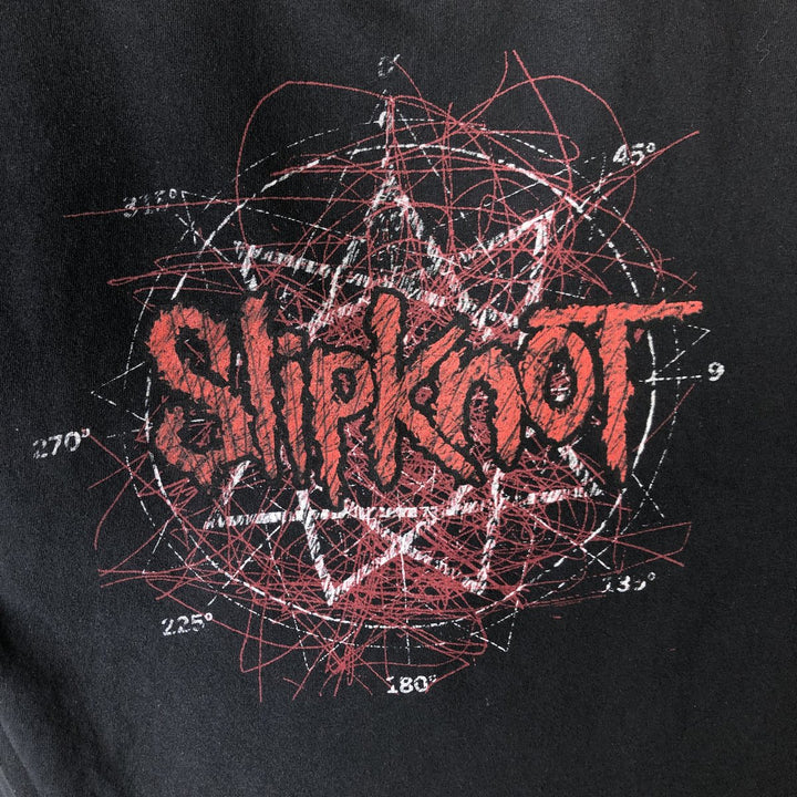 Slipknot Band T-shirt, Band T, Men's L size unclear black type Vintage Second Hand