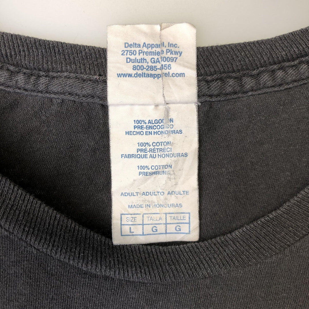 DELTA Janet Jackson Band T-shirt (Men's size L equivalent) cotton black type Vintage Second Hand