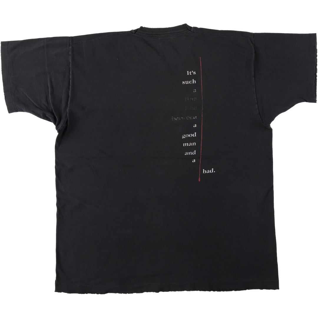 Fruit of the Loom Jekyll and Hyde Band T-shirt, Made in USA, Men's XL equivalent. cotton black type Vintage Second Hand