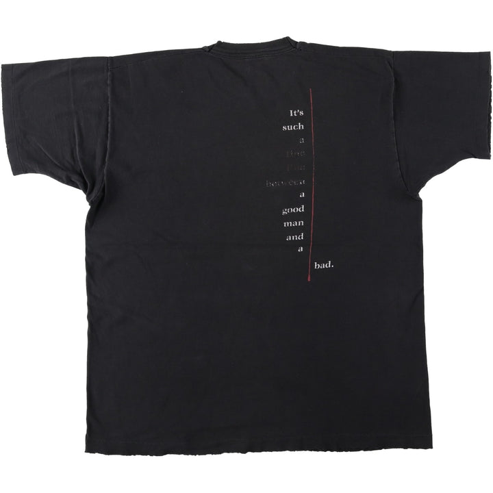 Fruit of the Loom Jekyll and Hyde Band T-shirt, Made in USA, Men's XL equivalent. cotton black type Vintage Second Hand