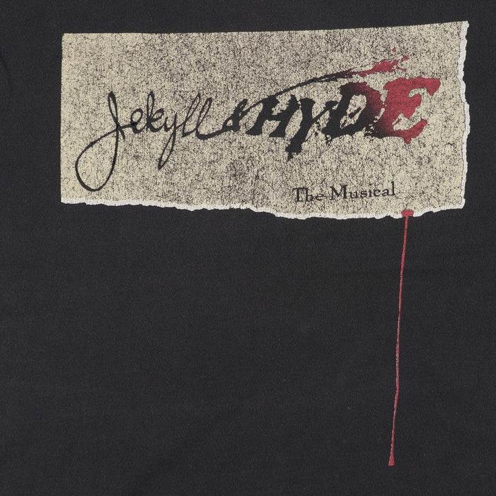 Fruit of the Loom Jekyll and Hyde Band T-shirt, Made in USA, Men's XL equivalent. cotton black type Vintage Second Hand