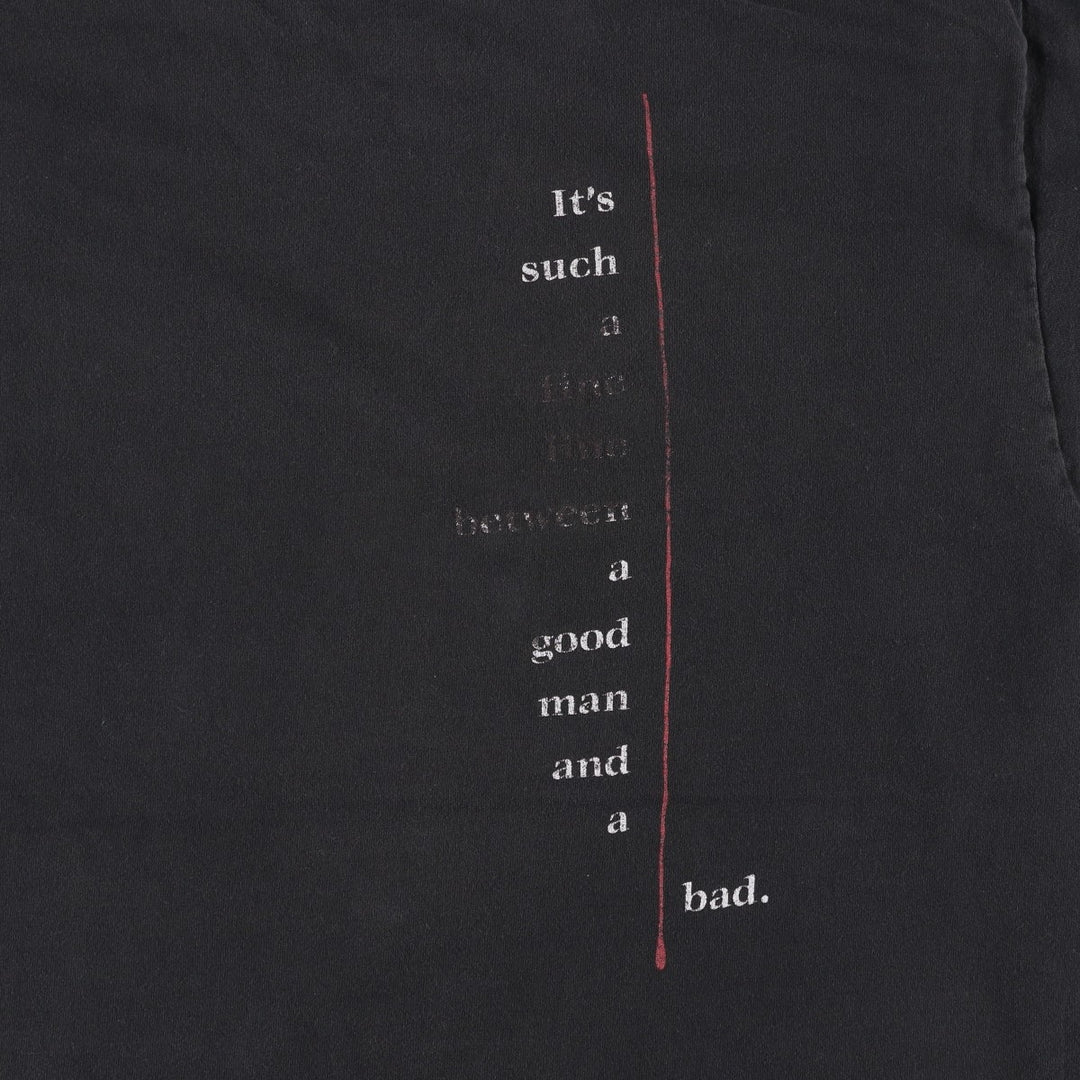 Fruit of the Loom Jekyll and Hyde Band T-shirt, Made in USA, Men's XL equivalent. cotton black type Vintage Second Hand