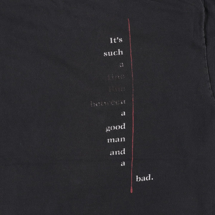 Fruit of the Loom Jekyll and Hyde Band T-shirt, Made in USA, Men's XL equivalent. cotton black type Vintage Second Hand
