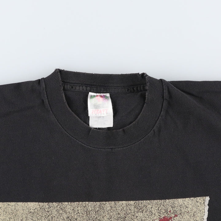 Fruit of the Loom Jekyll and Hyde Band T-shirt, Made in USA, Men's XL equivalent. cotton black type Vintage Second Hand