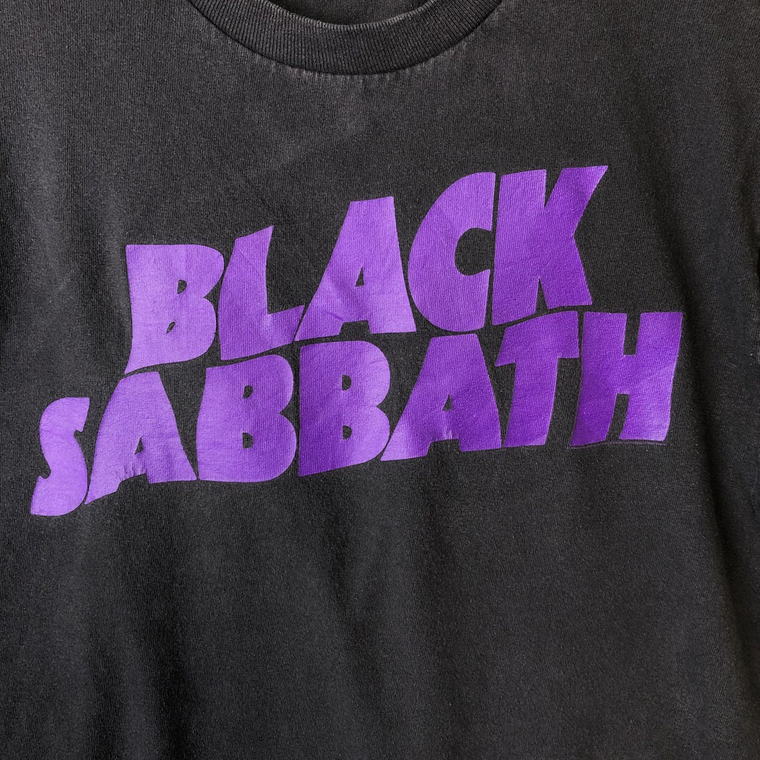 BLACK SABBATH Black Sabbath band T-shirt, band T, men's XL size unclear black type Vintage Second Hand
