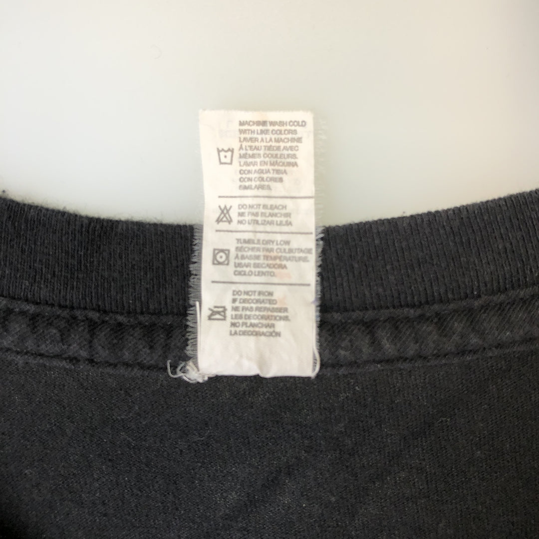 707 NIRVANA Nirvana Band T-shirt, Men's Size L (approx.) cotton black type Vintage Second Hand