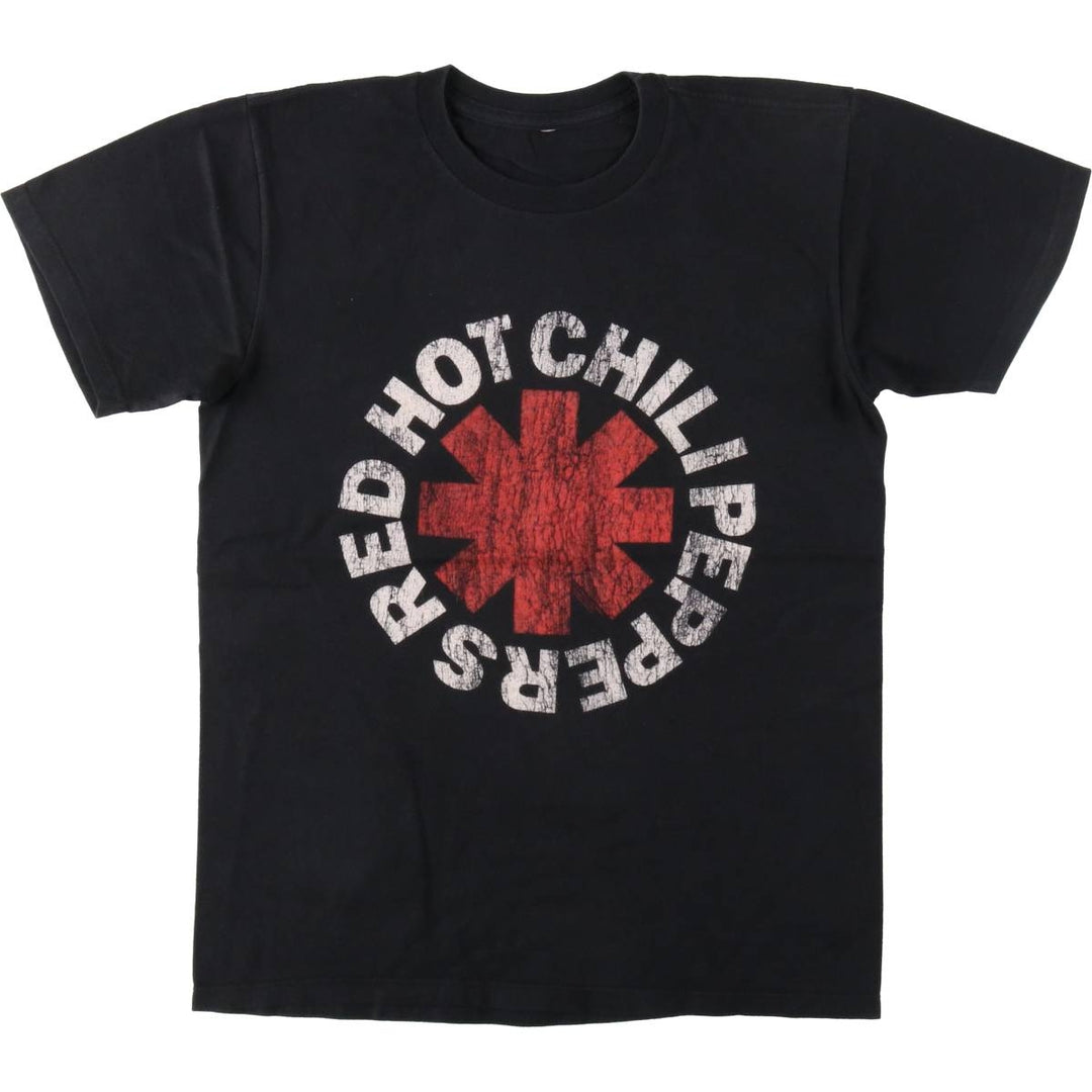 RED HOT CHILI PEPPERS Red Hot Chili Peppers Band T-shirt Band T Men's S equivalent unclear black type Vintage Second Hand